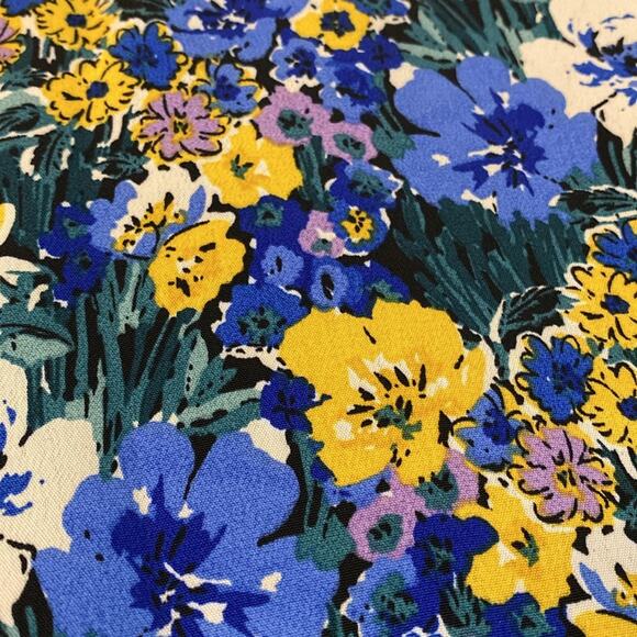 Melloday Blue Floral Tiered V-Neck Maxi Dress Size XS - Picture 9 of 9